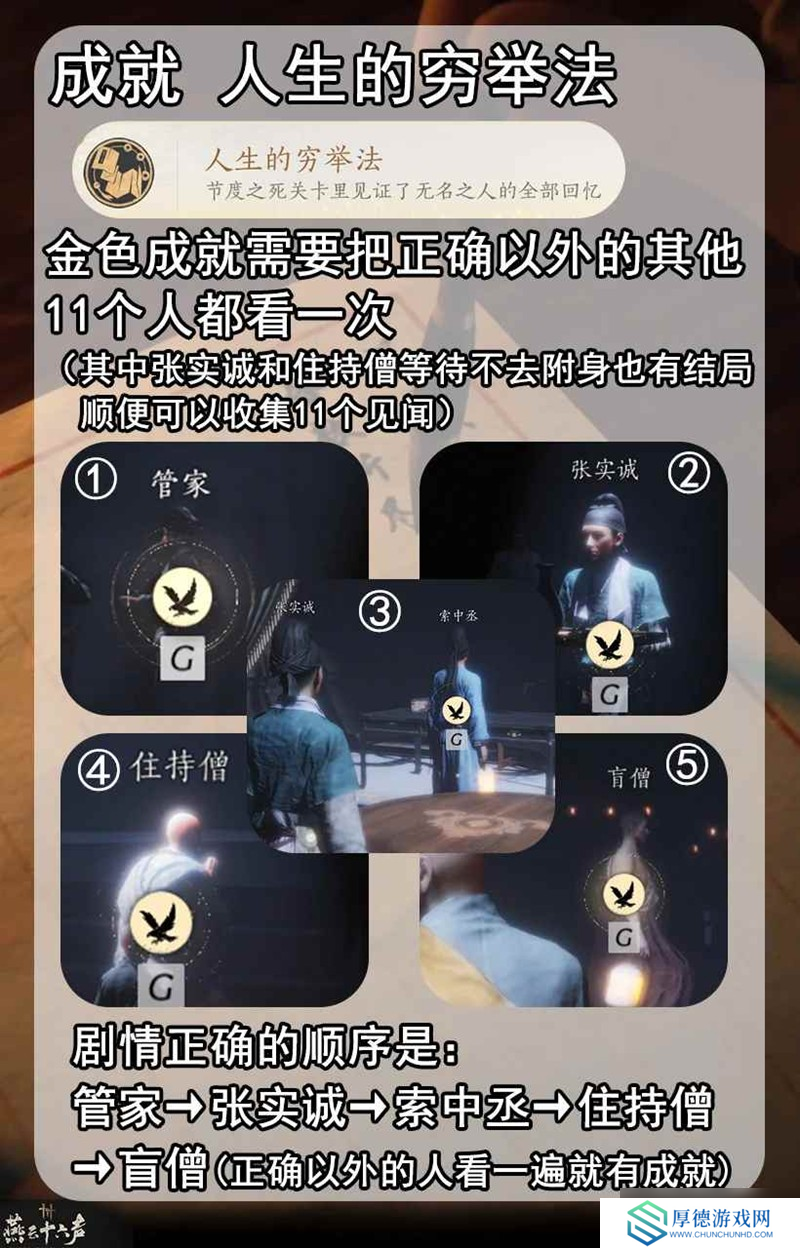 燕云凉州镇守节度之死 剧情两个成就获取攻略